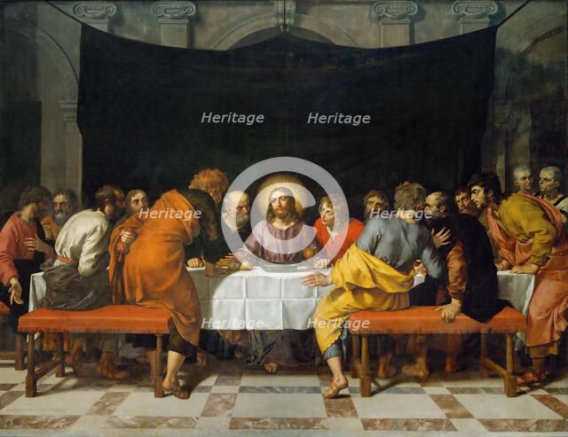 The Last Supper. Artist: Pourbus, Frans, the Younger (1569-1622)