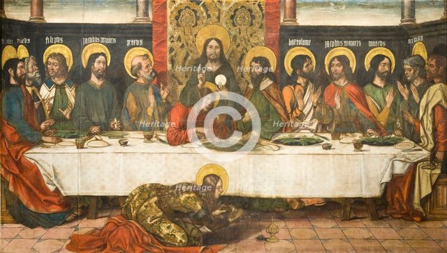 The Last Supper, between c1495 and c1500. Creator: Pedro Berruguete.