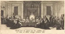 The Last Supper, c. 1618. Creator: Jacques Callot