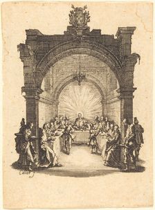 The Last Supper, c. 1624/1625. Creator: Jacques Callot