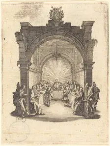 The Last Supper, c. 1624/1625. Creator: Jacques Callot