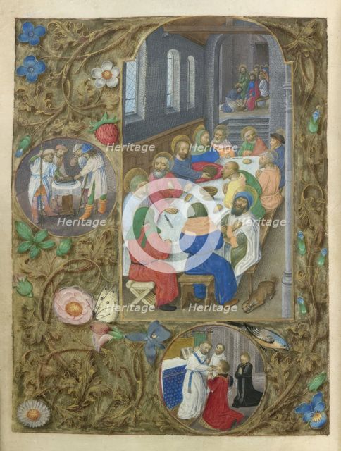 The Last Supper, c1495.  Creator: Master of the Dresden Prayer Book.