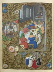 The Last Supper, c1495. Creator: Master of the Dresden Prayer Book