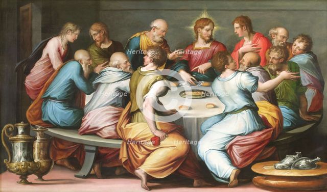 The Last Supper, c.1540. Creator: Vasari, Giorgio (1511-1574).