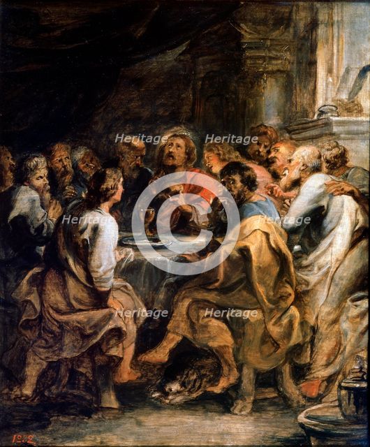 'The Last Supper', c1630-1631.  Creator: Peter Paul Rubens.