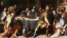 The Last Supper, ca 1580-1582. Creator: Hendricksz (d'Errico), Dirck (Teodoro) (1544-1618)