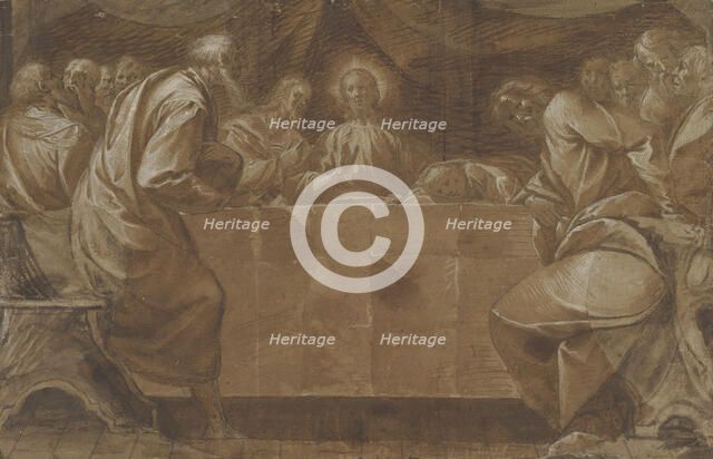 The Last Supper, ca. 1608. Creator: Pier Francesco Mazzucchelli.