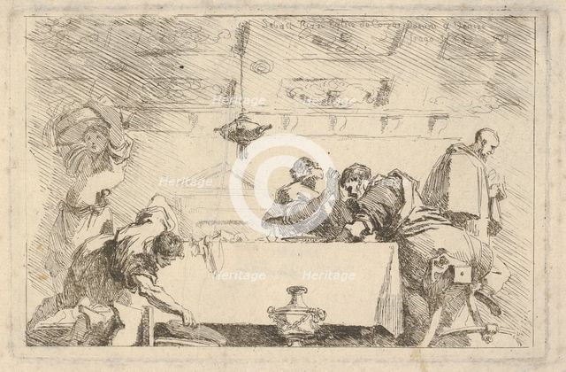 The Last Supper, ca. 1761-64. Creator: Jean-Honore Fragonard.