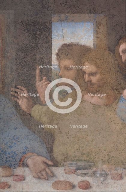 The Last Supper (Detail), 1495-1498.