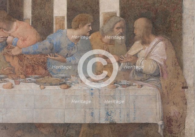 The Last Supper (Detail), 1495-1498.