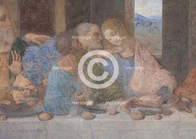 The Last Supper (Detail), 1495-1498.
