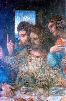 The Last Supper (detail), 1495-1498. Artist: Leonardo da Vinci