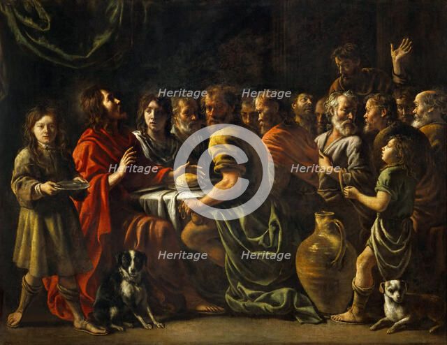 The Last Supper, First Half of 17th century. Creator: Le Nain, Antoine (1588-1648).