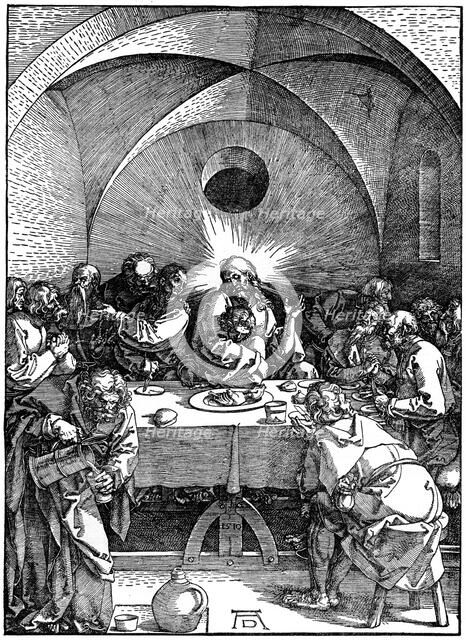 'The Last Supper' from the 'Great Passion' series', c1510, (1936). Artist: Albrecht Dürer
