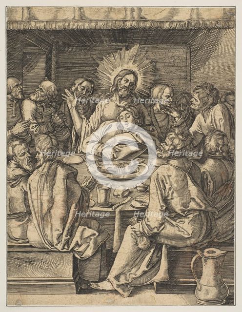 The Last Supper, from The Small Passion (copy).n.d. Creator: Abraham Waesberge.
