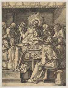 The Last Supper, from The Small Passion (copy).n.d. Creator: Abraham Waesberge