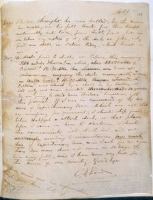 The last page of General Gordon's journal, 1885. Creator: General Gordon