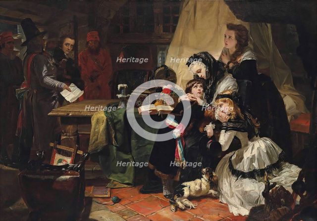 The Last Parting of Marie Antoinette and Her Son, 1856. Creator: Ward, Edward Matthew (1816-1879).