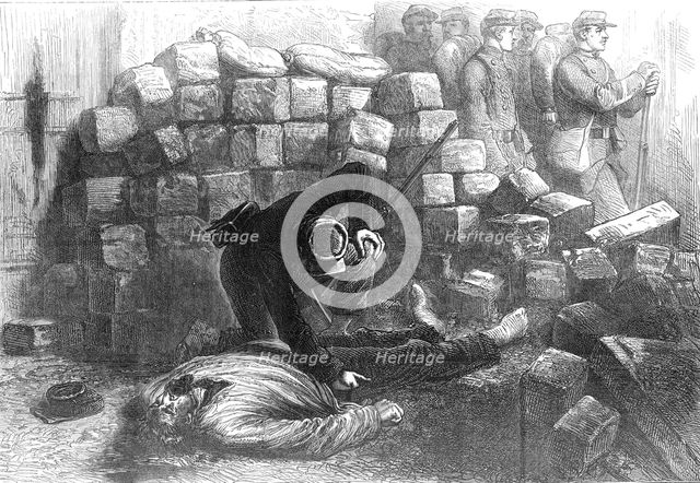 The last perquisition, 1871. Creator: Unknown.