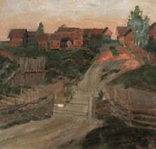 The Last Rays of the Sun, 1899. Creator: Levitan, Isaak Ilyich (1860-1900)