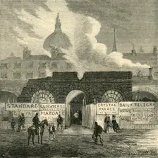 The Last Remains of the Fleet Prison c1872. Creator: Unknown