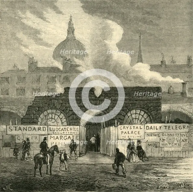'The Last Remains of the Fleet Prison', c1872. Creator: Unknown.