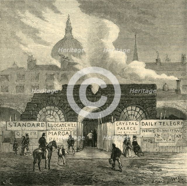 'The Last Remains of the Fleet Prison', c1872. Creator: Unknown.