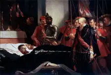 The Last Respects to the Remains of the Counts Egmont and Hoorn 1863. Artist: Louis Gallait