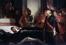 The Last Respects to the Remains of the Counts Egmont and Hoorn 1863. Artist: Louis Gallait