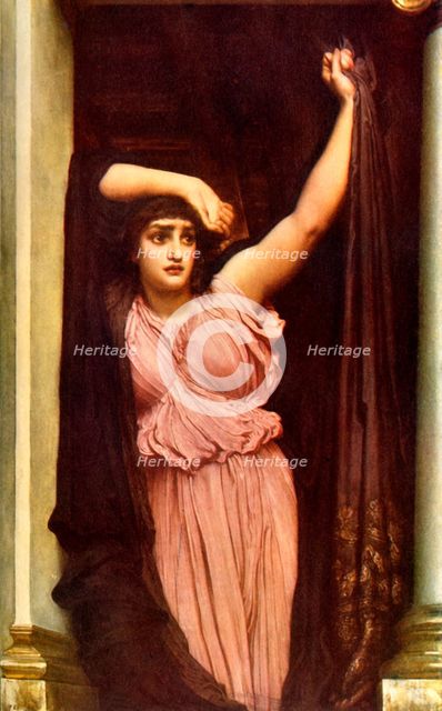 'The Last Watch of Hero', 1887, (c1915). Creator: Frederic Leighton.