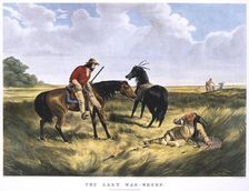 The Last War-Whoop 1834-1907. Artist: Archibald Campbell Tait
