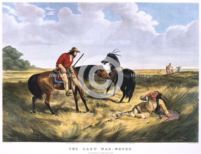 'The Last War-Whoop', 1834-1907. Artist: Archibald Campbell Tait