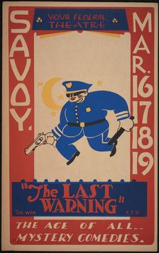 The Last Warning, San Diego, 1938. Creator: Unknown