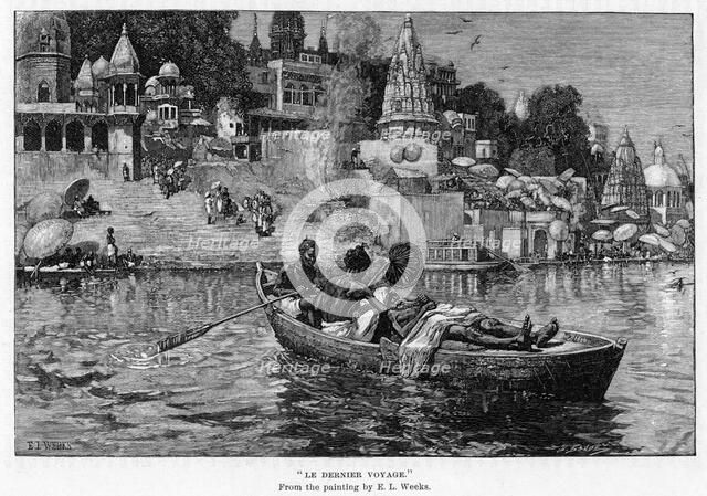 'The Last Voyage', c1870-1900.Artist: Edwin Lord Weeks