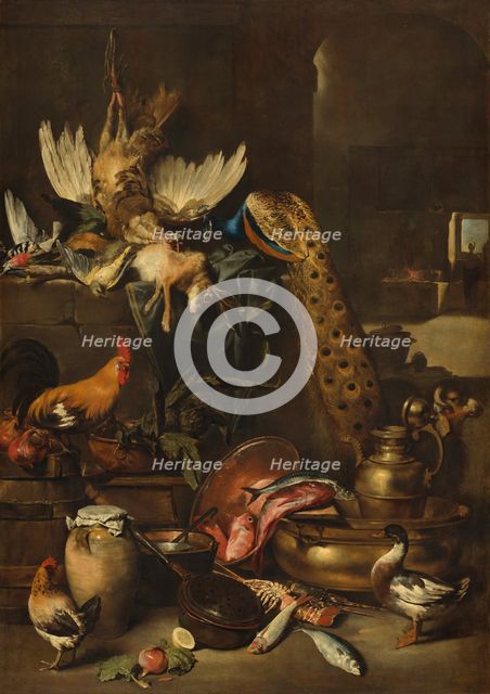 The Larder, probably c. 1650/1660. Creator: Antonio Maria Vassallo.