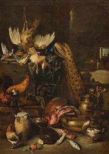 The Larder, probably c. 1650/1660. Creator: Antonio Maria Vassallo
