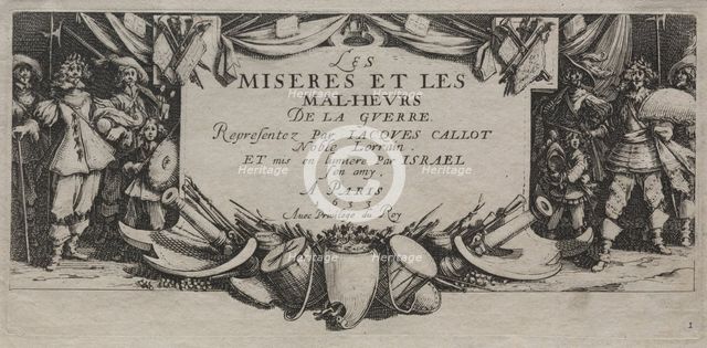 The Large Miseries of War, 1633. Creator: Jacques Callot (French, 1592-1635).
