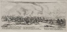 The Large Miseries of War: The Battle, 1633. Creator: Jacques Callot (French, 1592-1635)