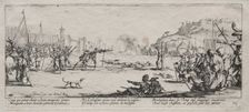 The Large Miseries of War: The Firing Squad, 1633. Creator: Jacques Callot (French, 1592-1635)