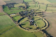 The large Neolithic henge enclosure at Avebury, Wiltshire, 2019. Creator: Damian Grady