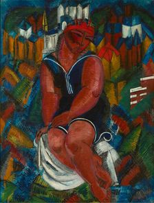 The Large Bather (La Grande Baigneuse), . Creator: Dufy, Raoul (1877-1953)
