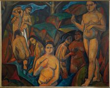 The Large Bathers (Les Grandes Baigneuses), c1908. Creator: Andre Derain