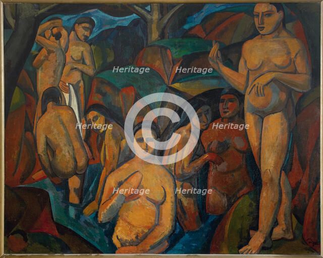 The Large Bathers (Les Grandes Baigneuses), c1908.  Creator: Andre Derain.