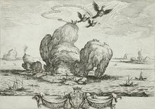 The Large Crag, 1623. Creator: Jacques Callot
