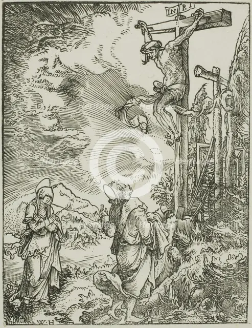 The Large Crucifixion, c. 1516. Creator: Wolf Huber.