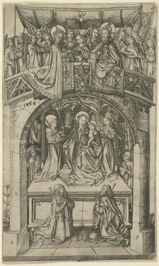 The Large Einsiedeln Madonna, 1466. Creator: Master ES