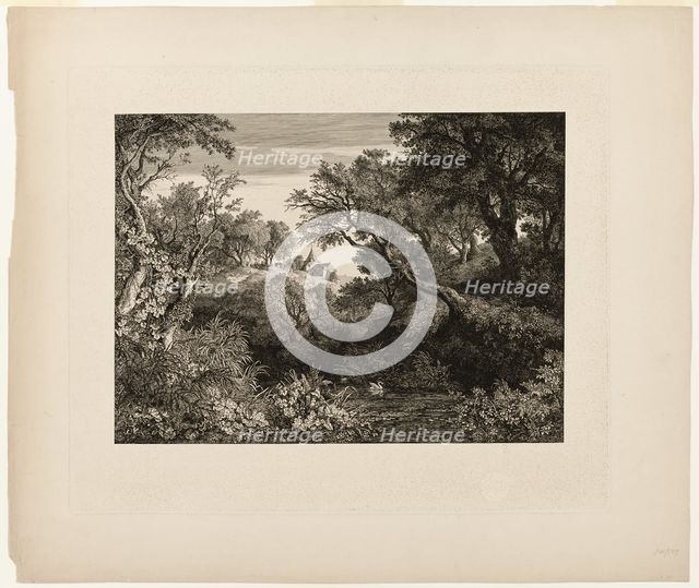 The Large German Landscape, 1841. Creator: Johann Wilhelm Schirmer.