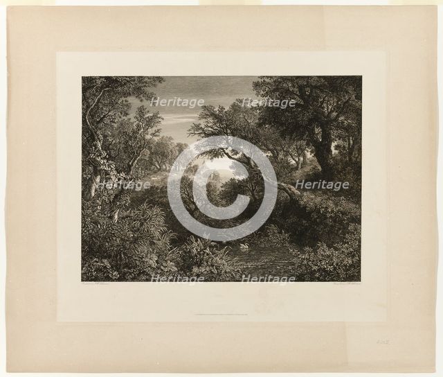 The Large German Landscape, 1841. Creator: Johann Wilhelm Schirmer.