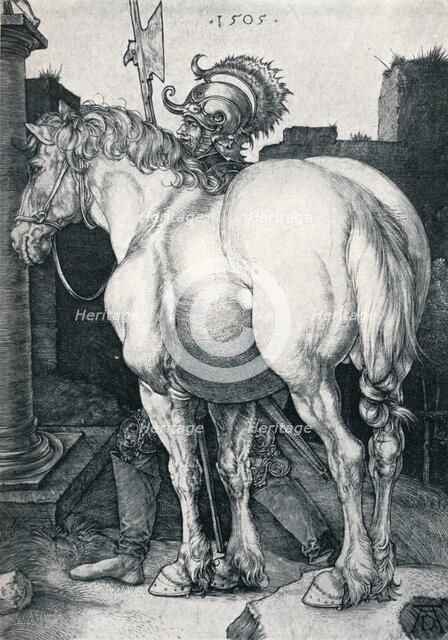 'The Large Horse', 1505 (1906). Artist: Albrecht Durer.