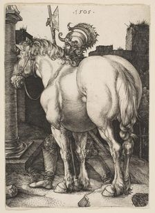 The Large Horse, 1505. Creator: Albrecht Durer